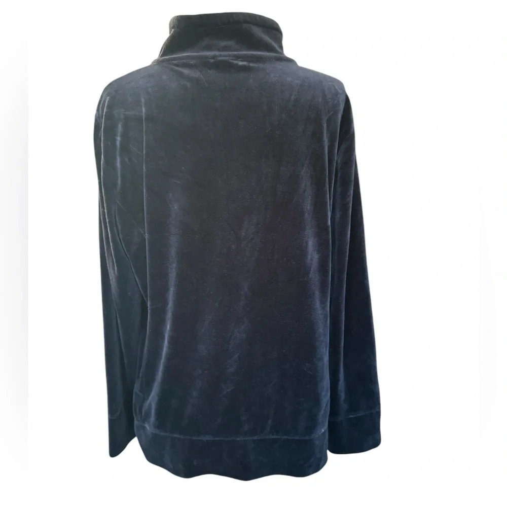NWOT Talbots Velour‎ Zip Up Jacket